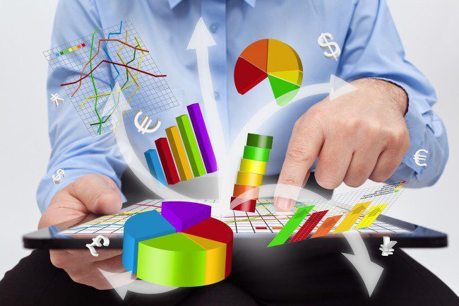 Businessman Working On Tablet Computer