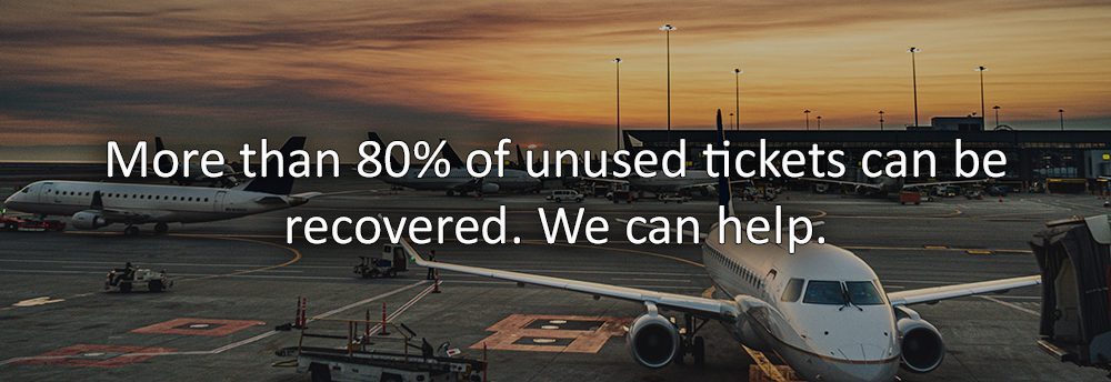 80% of unused tickets recovered